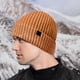 thumbnail image 4 of Gorros y gorras de lana para hombre: gorro de punto para invierno, 4 of 5