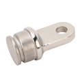 thumbnail image 3 of 2PCS External Eye End Marine Grade Heavy Duty Stainless Steel Boat Fitting Top Cap Fit for 7/8in Outer Diameter Round Pipe, 3 of 5
