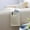 Beige, variant on Cotton Linen Bedside Storage Bag Organizer Bed Desk Bag Sofa TV Remote Control Hanging Bag Storage Organizer Bed Holder Pockets