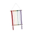 thumbnail image 3 of Esquirla Macrame Wall Hanging Bohemian Tapestry Decor Backdrop Boho Art Home Window Gift Living Room Prop Tassel Wall Art Decor rainbow color, 3 of 8