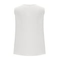 thumbnail image 5 of Karight Women's Linen Tank Tops Button Down V Neck Solid Dressy Blouse Sleevesless Casual Loose Fit Tunic Tops Summer T Shirts, 5 of 6