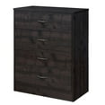 thumbnail image 3 of Mainstays 4-Drawer Dresser, Dark Oak, 3 of 9
