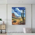 thumbnail image 6 of KLL Western Desert Cactus Print Farmhouse Canvas Wall Art,Wall Decorations For Living Room Office Canvas Wall Decor for Home Decorations, 12'×16’’, 6 of 8