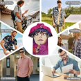 thumbnail image 6 of Gorillaz Noodle Men's Casual Button-Down Shirts Summer Short Sleeve Tee Shirt Daily Hawaiian Beach Shirt Top With Pocket, 6 of 9