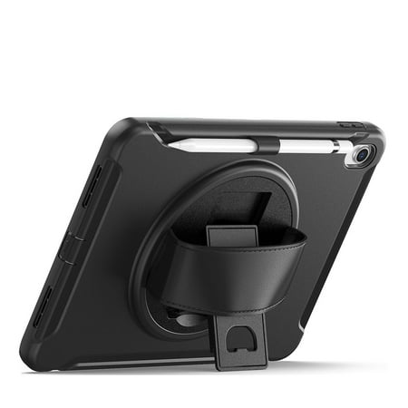 SaharaCase - Protection Hand Strap Series Case for Apple iPad 10.9" (10th Generation 2022) - Black