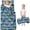 Monster Cartoon Truck Blue Pattern-1, variant on Monster Cartoon Truck Blue Pattern Teens Toddler Nap Mat with Pillow, Sleeping Mat Bag for Preschool Daycare 59"x22"