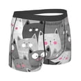 thumbnail image 4 of Uemuo Cats Group Pattern Men's Boxer Briefs,Trunk Anti-Chafing,Comfortable, Durable, and Stylish Underwear-XX-Large, 4 of 9