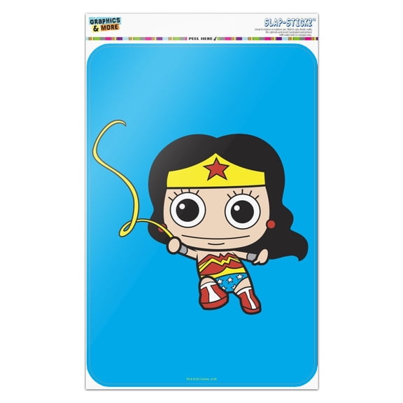Wonder Woman Cute Chibi Golden Lasso Home Business Office Sign