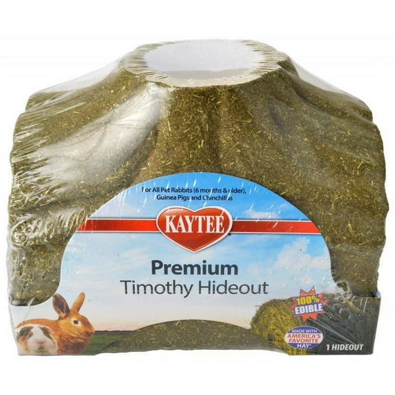 Kaytee Premium Timothy Hideout [Small Pet, Cage Accessories] Large - 1 Count