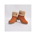 thumbnail image 7 of Gomelly Women's Winter Snow Boots Suede Chunky Block Heels Warm Fuax Mid-Calf Ankle Booties, 7 of 7