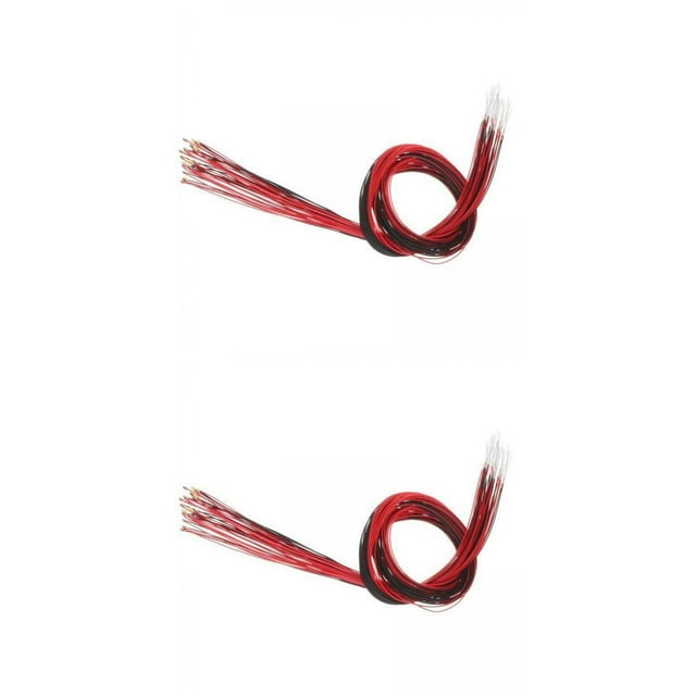 Paquete de 40 Luces de Calle LED Zulema Precableadas #0805 SMD Microluces de paisaje amarillo + naranja