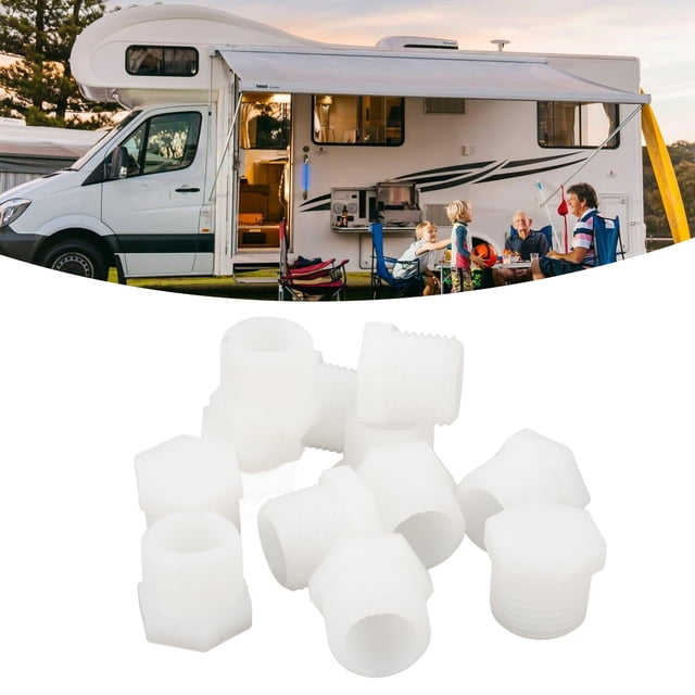 Tapón de Dreneze del Calentador de Agua de RV, Hilo de 1/2 Pulgada de 1/2 Pulgada, Ajuste de Ajuste Apetado, Tapón de Dreneze de Plástico para Calentadores de Agua de Atwood