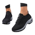 thumbnail image 3 of Fsqjgq Espadrilles pour Femmes à Lacets Chaussures de Course pour Femmes Espadrilles de Marche Confortables Chaussures Décontractées en Maille Chaussures de Travail, 3 of 9