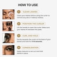 thumbnail image 6 of Beauty Power Eyelash Curler with Brush & 5 Black Peplaceable Silicone Pads Black Metal Eyebrow Curler for All Eye Types, 6 of 6