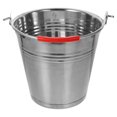 thumbnail image 1 of Cubo de ceniza galvanizado WeiWei con asa para uso en interiores y exteriores, 1 of 6