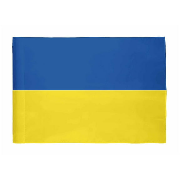 Ukraine Support House Suede Flag