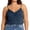 *Navy, variant on VBVC Women's Plus Lace Trim V Neck Tank Tops , Ladies' Summer Spaghetti Strap Sleeveless Blouses , Lightweight Layering Tees For Women,Black,L-4XL