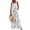 Multicolor, variant on JULMCOMO Jumpsuits for Women Floral Print Wide Leg Casual Bib Overalls Square Neck Loose Fit Beach Summer Jumpsuits with Pockets Gray S