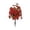 Red, variant on Elegant Indoor Garden for Living Spaces Flowers Hanging by Easter Print and Bonsai,15.74 inch,White