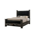 thumbnail image 2 of Picket House Furnishings Grayson King Storage Poster 3pc Bedroom Set, Grey Oak, 2 of 9