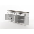 thumbnail image 5 of NovaSolo Buffet Halifax Solid Wood in White and Brown, 5 of 8
