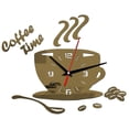 thumbnail image 1 of Reloj de pared de Guartz con esfera acrílica, reloj de taza de café sin tictac, decoración de oficina, dormitorio, sala de estar tholdsy JJ22703-06, 1 of 6