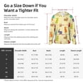 thumbnail image 5 of Pofeuu Colorful Rabbit Print Sun Protection Outdoor Lightweight Full Zip UV Cooling Hoodie Long Sleeve Summer Clothing for Outdoor Hiking-3X-Large, 5 of 5