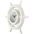 thumbnail image 3 of Infinity Instruments Captain's Wall Clock, Ivory, 15", 3 of 7