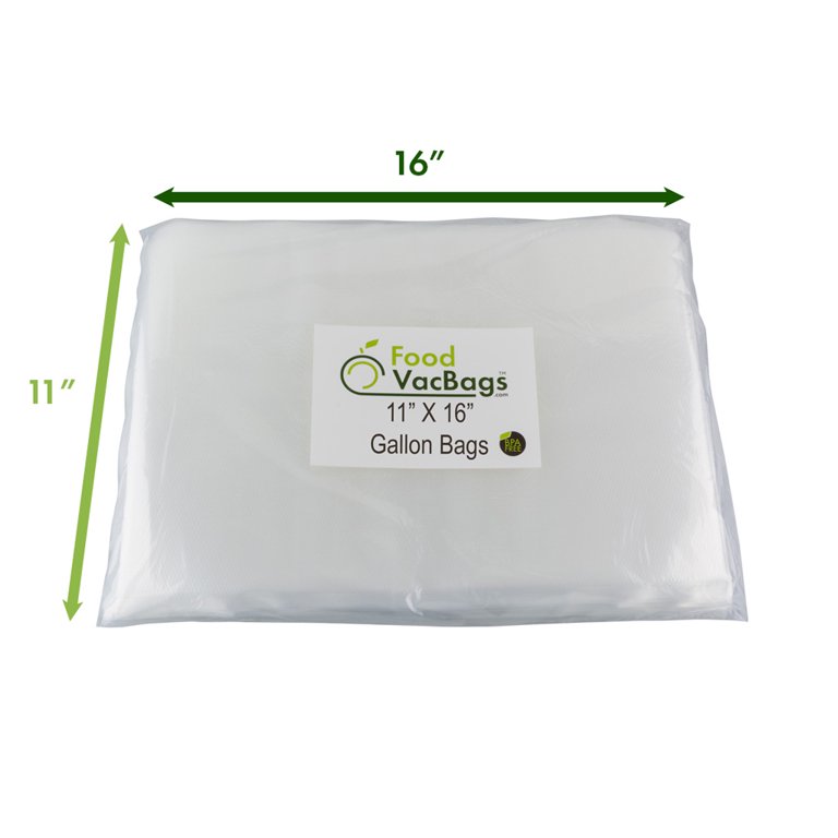 11x50' FoodVacBags Vacuum Sealer Bags 2 Rolls - Compatible with Foodsaver  - Embossed Commercial Grade - Make Your Own Size for Sous Vide or Food  Storage - BPA-Free, Heavy-Duty, Meal Prep 
