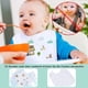 thumbnail image 3 of Baberos Para Pintar, Juego De 8 Baberos Blancos Con 12 Bolígrafos Textiles Y 3 Plantillas, Bandanas Impermeables Para Fiesta De Baby Shower (29 Cm X 24 Cm), 3 of 5