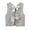 Grey, variant on Women Autumn And Winter Solid Color Casual Short Knitted Sweater Vest Top Knitted Bow Vest Vest