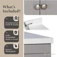 thumbnail image 4 of Lavanti Depos Solidwood 36-inch Bathroom Vanity with Sink - Stylish Gray, 4 of 7