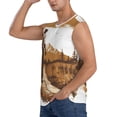 thumbnail image 3 of Balery Western Cowboy Countryside Camisetas sin mangas para hombre, absorbe la humedad y protege contra el mal olor.-XX-Large, 3 of 7
