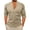 Khaki, variant on Long Sleeve Shirts for Men, Men's Button Down Long Sleeve Shirts Shirts Beach Casual Regular Fit Band Collar Shirts Men