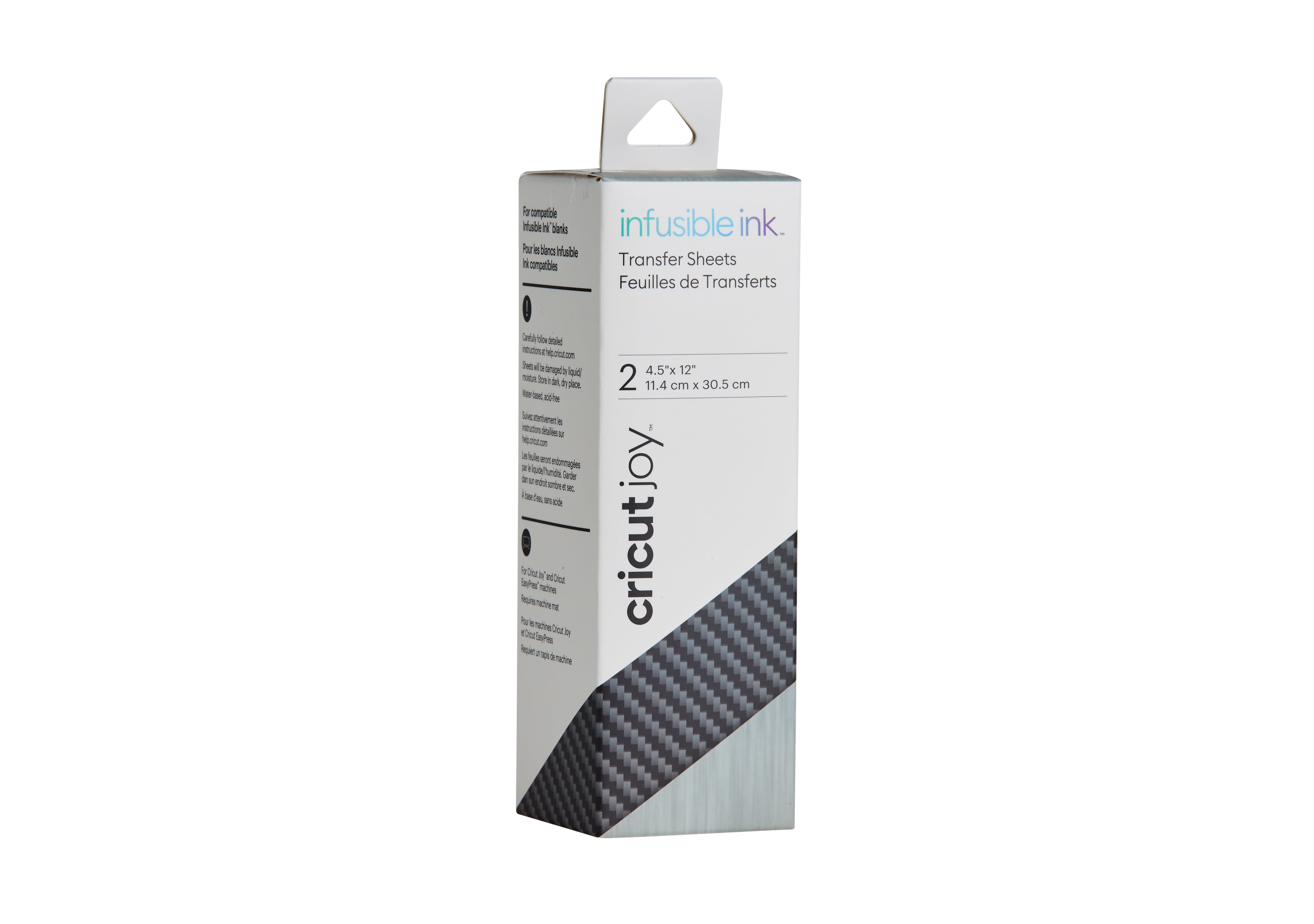 Cricut Joy Infusible Ink Transfer Sheet 4.5' x 12', Carbon Fiber