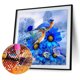 thumbnail image 1 of Cuadros Decorativos Kit de pintura de diamante flor azul pájaro forma especial parcial taladro DIY pared artes DQrwqpou Nuevos Originales, 1 of 9