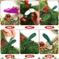 thumbnail image 4 of Bxaolu 6 Pcs Christmas Garland Hanger for Mantle Garland Hooks Christmas Wreath Ties Stocking Holder Reusable Silicone Adhesive Tape for Wreath Fireplace Mantle Stairways (Green,6), 4 of 9