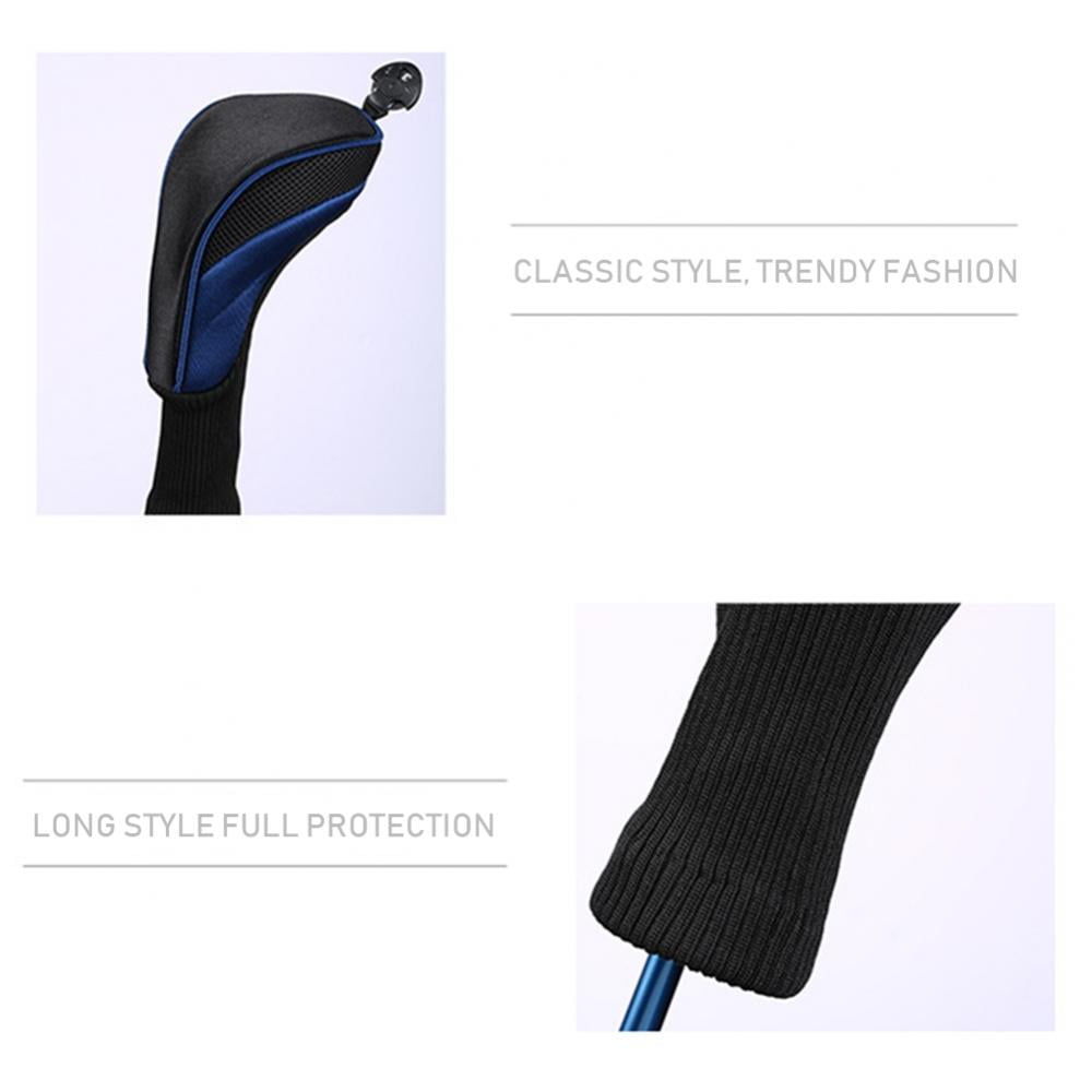 Golf Head Covers 3pcs Set, Driver Fairway Wood Headcovers, Headcovers For Golf Club