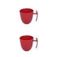 thumbnail image 4 of Naiovety Taza de café Taza de plástico universal irrompible Tazas Tazas de agua Fiesta Boda Cereal Leche Bar Habitación Beber Rojo 2piezas, 4 of 6