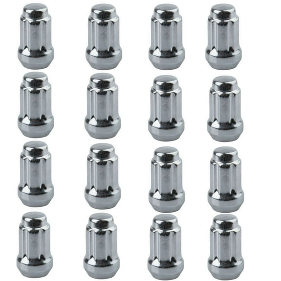 Tusk Tapered Spline Drive Lug Nut 12mm x 1.50mm Thread Pitch Chrome (16 Pack) for Honda Pioneer 700-4 2014-2018
