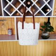 thumbnail image 4 of Bolso de mano para mujer elegante coreano Mori encaje bolso con asa superior bolso de compras tipo cubo, 4 of 9