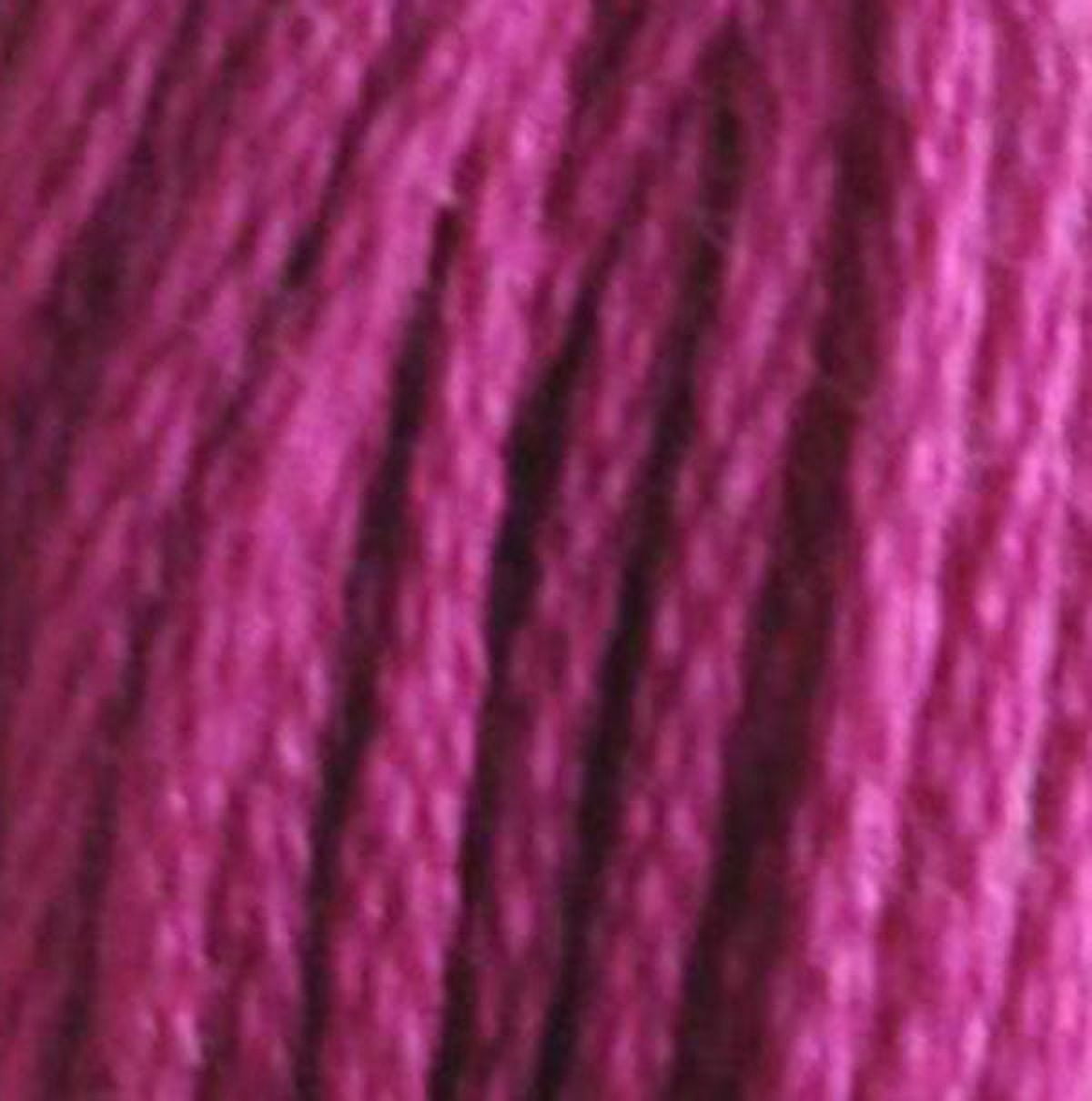 DMC Mouline 117-718 Six-Strand Embroidery Thread, Plum, 8.7-Yards