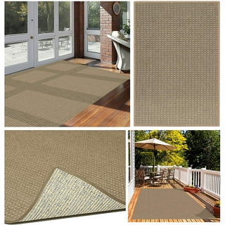 Large Garden Patio Rugs Flatweave Patio Hot Tub Area Mat Raised Pile Soft  Runner