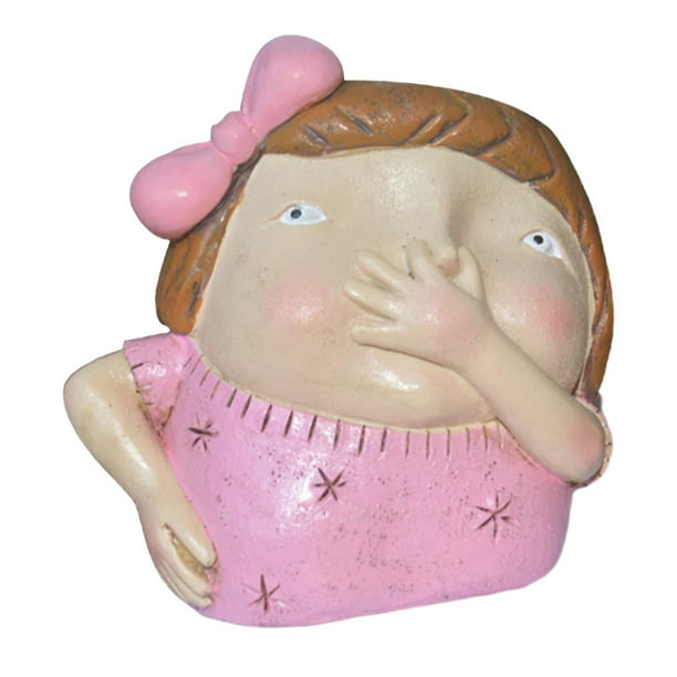 , , s, , jarrón de busto muchacha Gloria Jardinera de jarrón de busto