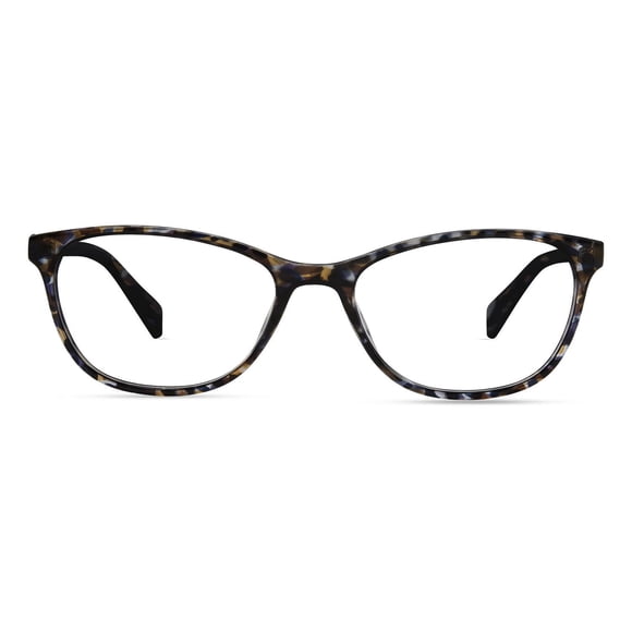 Colour Block Lunettes De Vue Pour Femmes, Vcwc11, Bleue Tortue, 54-17-145