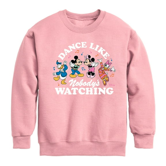 Disney - Mickey & Friends - Donald Duck, Minnie, Mickey, & Daisy - Dance Like Nobody's Watching - Toddler And Youth Long Sleeve Graphic T-Shirt