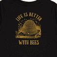 thumbnail image 4 of Inktastic Life's Better With Bees Boys or Girls Long Sleeve Toddler T-Shirt, 4 of 5