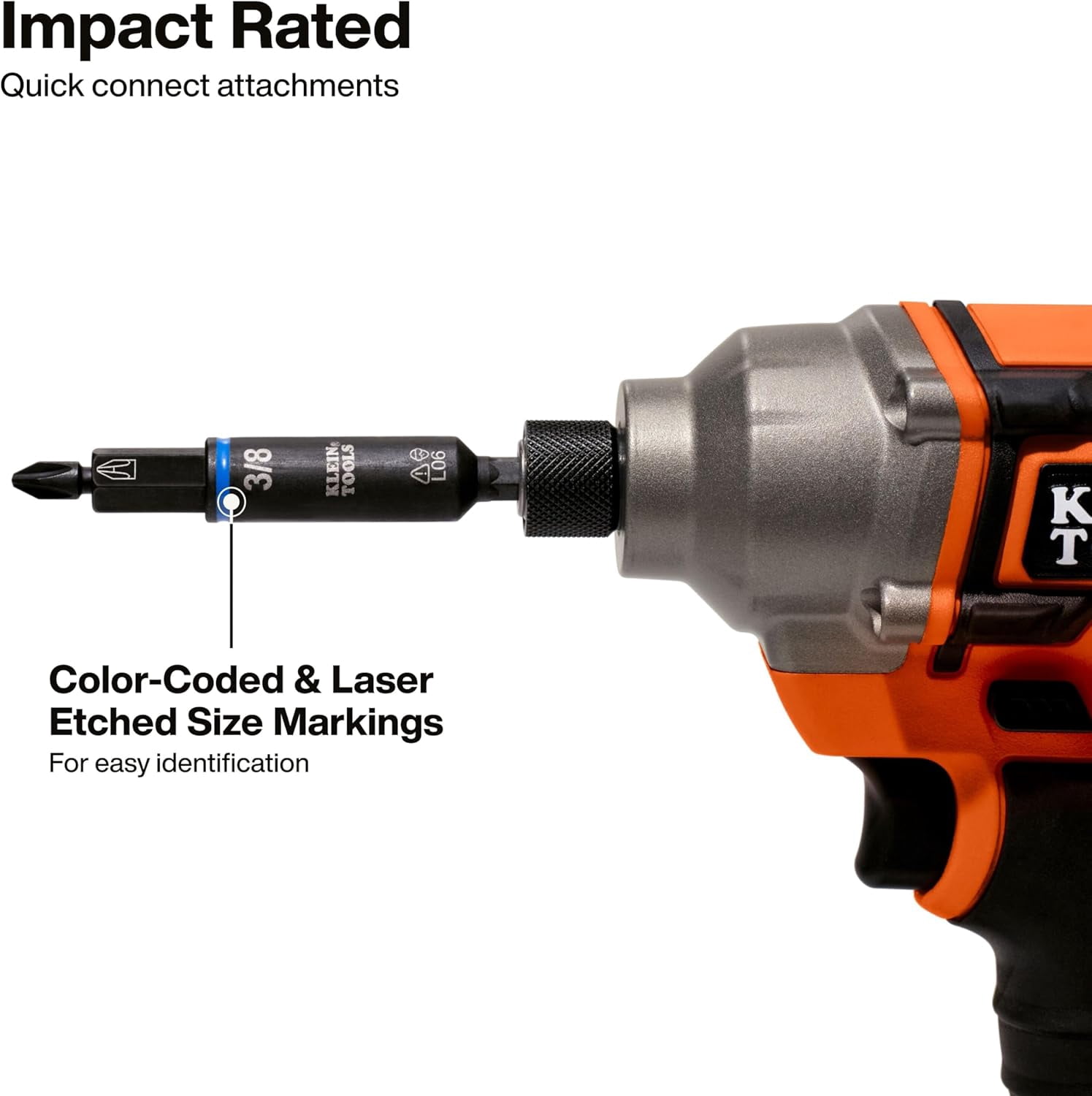 32500HD Multi-Bit Screwdriver/Nut Driver, Impact Rated 11-in-1 Tool with Phillips, Slotted, Square and Torx Tips