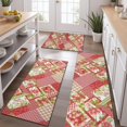 thumbnail image 2 of Pioneer Flower Floral Print Pattern Kitchen Rugs Sets Of 3,Kitchen Runner Rugs Non Skid Washable,Decorative Kitchen Floor Mats for Kitchen,Sink,Laundry,17"x30"+ 17"x47" + 17"x59", 2 of 6
