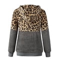 thumbnail image 3 of Plus Size Winter Coat Women's Sherpa and Faux Fleece Hoodie Jackets Casual Full Zip Up Open Front Hooded Cardigans Sweatshirts with Pockets Pea Coats for Women, 3 of 3